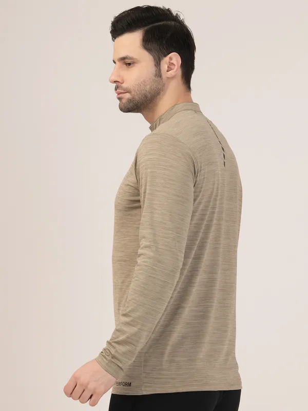 SAND_MELANGE_FULL_SLEEVE_ZIPPER_TSHIRT