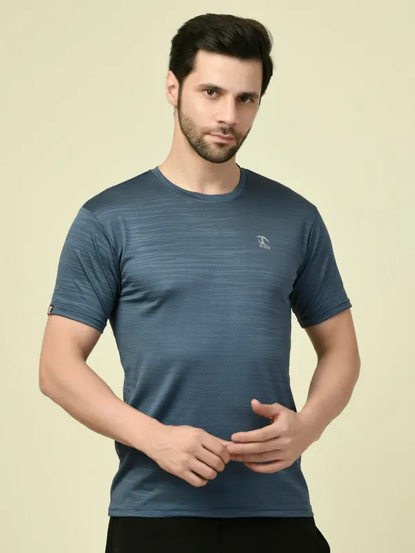 Blue_Activewear_Polyester_Blend_T-Shirt_For_Men