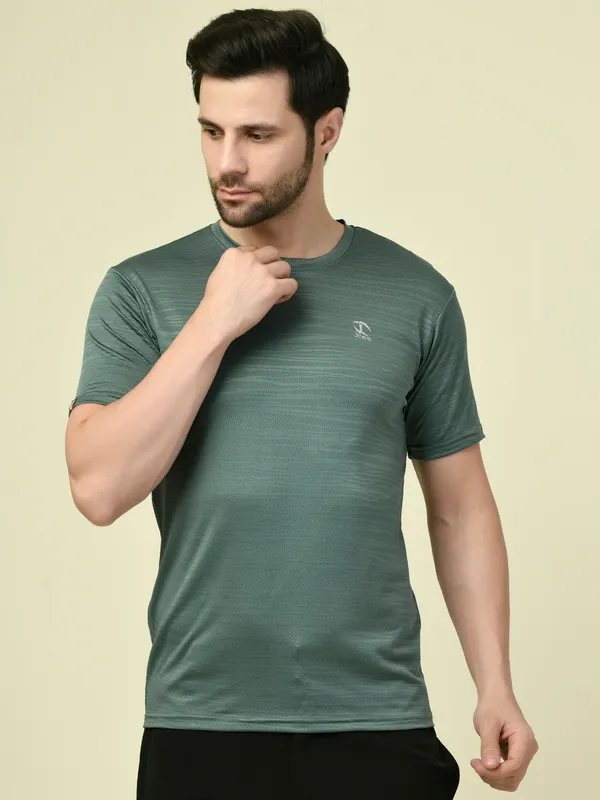 Ever_Green_Activewear_Polyester_Blend_T-Shirt_For_Men