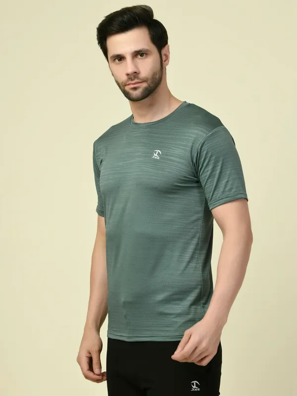 Ever_Green_Activewear_Polyester_Blend_T-Shirt_For_Men