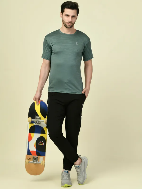Ever_Green_Activewear_Polyester_Blend_T-Shirt_For_Men