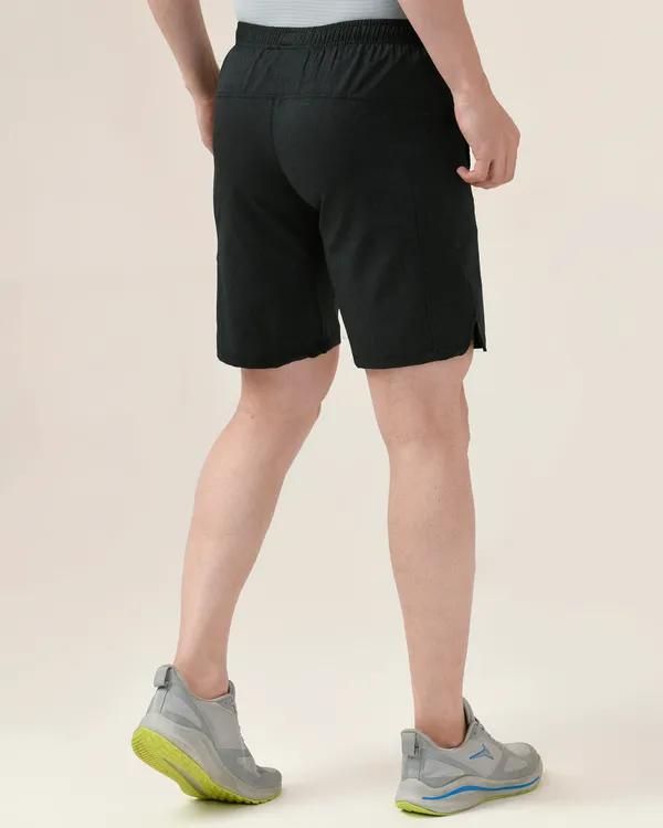 Black_Activewear_Polyester_Dot_Ns_Short's_For_Men