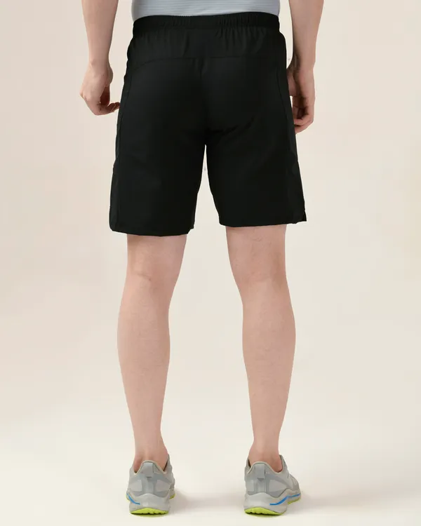 Black_Activewear_Polyester_Dot_Ns_Short's_For_Men