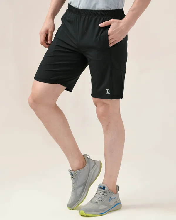 Black_Activewear_Polyester_Dot_Ns_Short's_For_Men