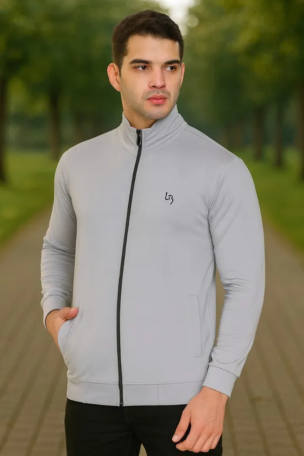 Light_Grey_Polyester_Blend_Solid_Dri_Fit_Jacket_With_4_Way_Lycra_For_Men