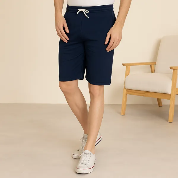 Solid_Navy_Blue_Cotton_Shorts_for_Men