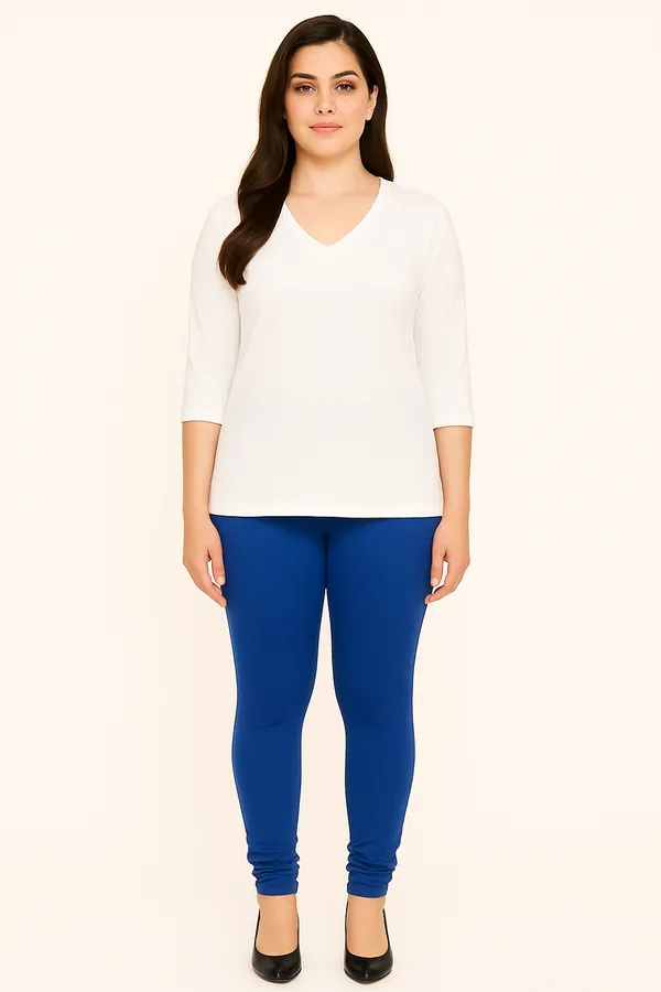 Light_Ink_Blue_Solid_Cotton_Lycra_Churidar_Leggings_For_Women_&_Girls
