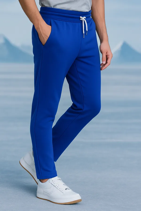 Leebonee_Mens_Solid_Royal_Blue_3_Thread_Cotton_Fleece_Winter_Sweat_Pants