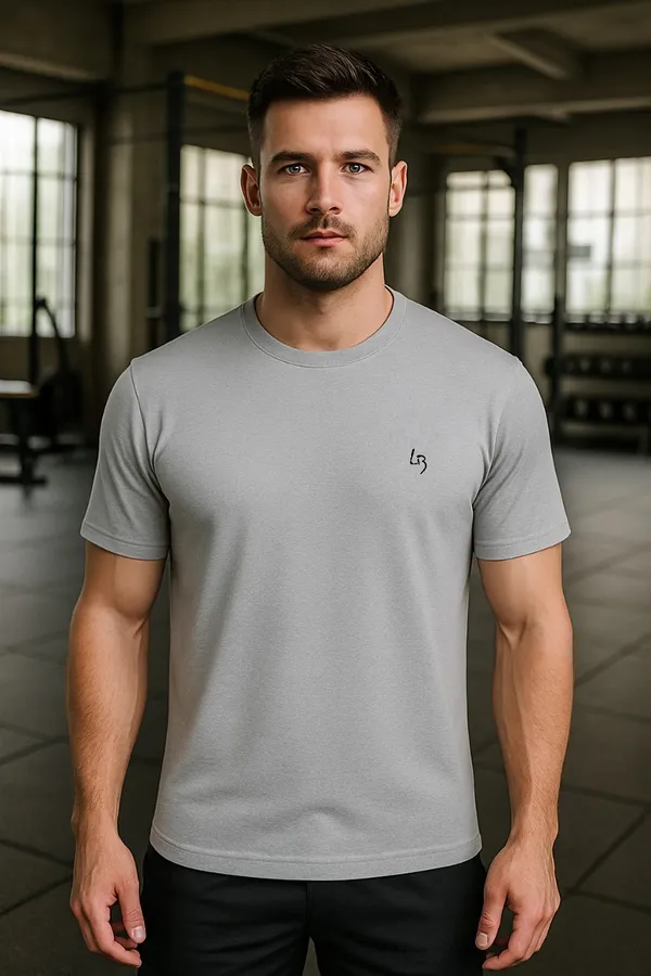 Solid_Grey_Plus_Size_Dri_Fit_Round_Neck_Tshirt_For_Men