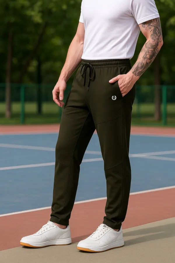 Polyester_Solid_Track_Pant_Double_Cut_Stretch_For_Men_(Olive)