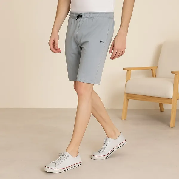 Solid_Grey_Cotton_Shorts_for_Men