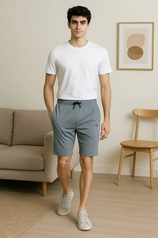Solid_Grey_Cotton_Shorts_for_Men