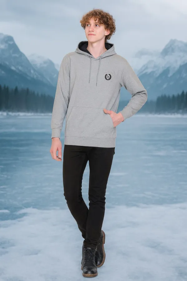 Leebonee_Mens_Solid_Grey_Cotton_Fleece_Signature_Sweatshirt