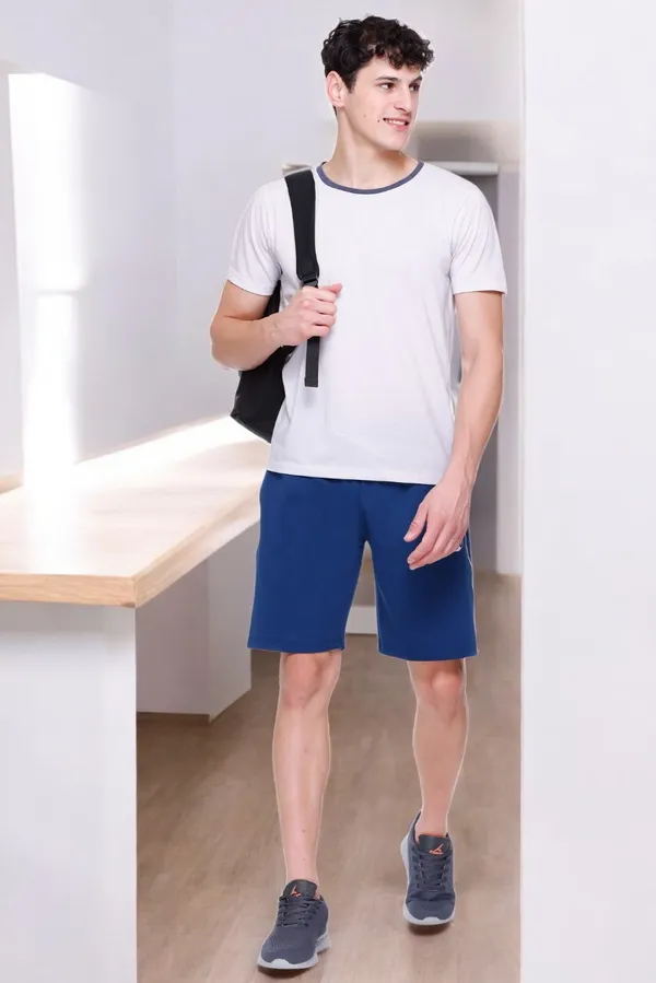 Polyester_Blend_Shorts_Side_Stripe_For_Men_(Airforce_Blue)
