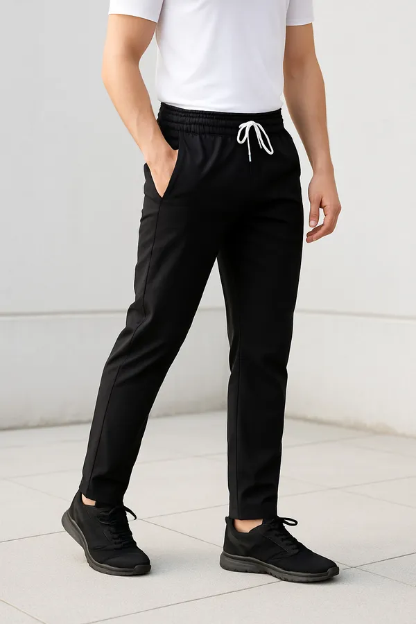 Polyester_Blend_Track_Pant_Dri_Fit_For_Men_(Black)