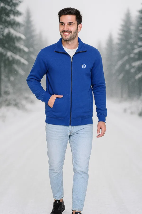 Mens_Solid_Royal_Blue_Cotton_Fleece_Zipper_Sweatshirt