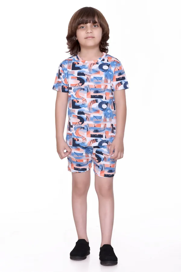 Blue_Kids_Printed_Co-ord_Set_|_T-Shirt_&_Shorts_Combo_for_Boys_&_Girls_|_Summer_Style