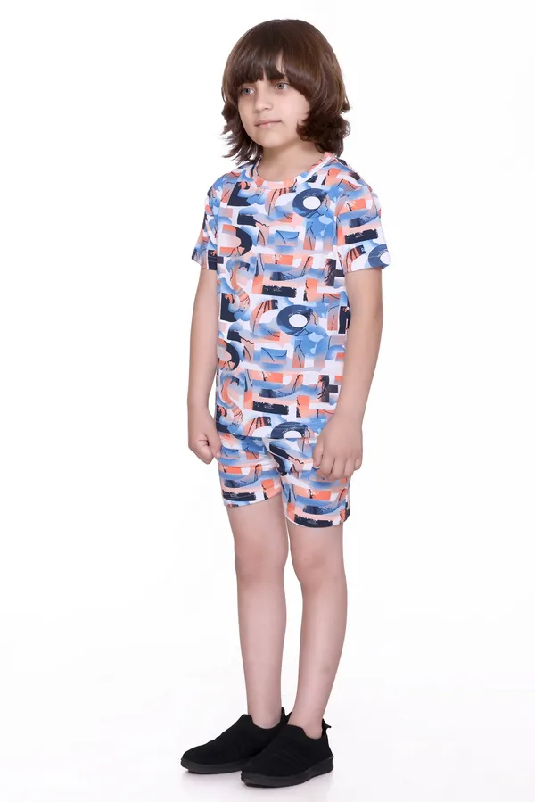 Blue_Kids_Printed_Co-ord_Set_|_T-Shirt_&_Shorts_Combo_for_Boys_&_Girls_|_Summer_Style