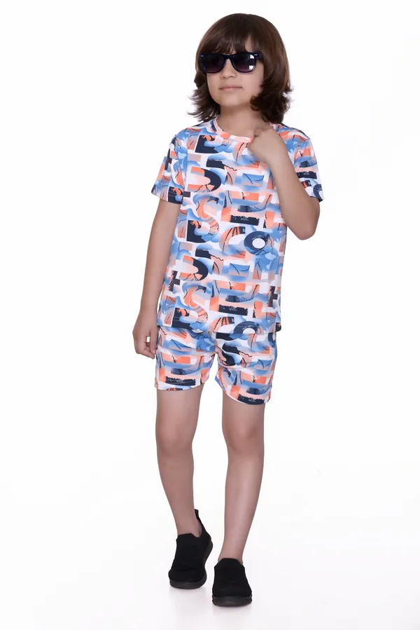 Blue_Kids_Printed_Co-ord_Set_|_T-Shirt_&_Shorts_Combo_for_Boys_&_Girls_|_Summer_Style