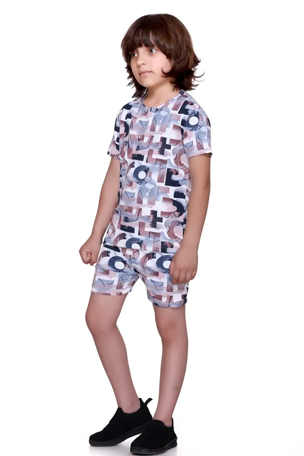 Coffee_Colour_Kids_Printed_Co-ord_Set_|_Stylish_T-Shirt_&_Shorts_Combo_for_Boys_&_Girls_|_Summer_Outfit