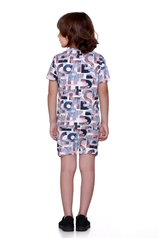 Coffee_Colour_Kids_Printed_Co-ord_Set_|_Stylish_T-Shirt_&_Shorts_Combo_for_Boys_&_Girls_|_Summer_Outfit