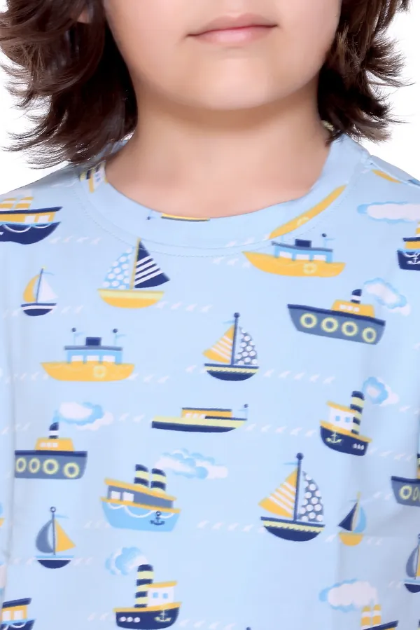 Blue_Kids_Printed_Co-ord_Set_|_Trendy_T-Shirt_&_Shorts_for_Summer_Comfort