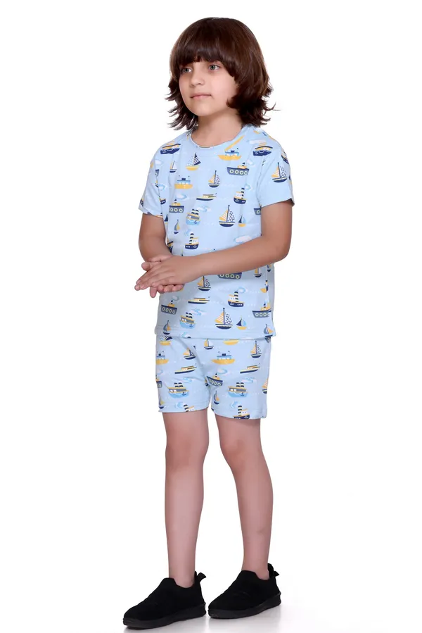 Blue_Kids_Printed_Co-ord_Set_|_Trendy_T-Shirt_&_Shorts_for_Summer_Comfort