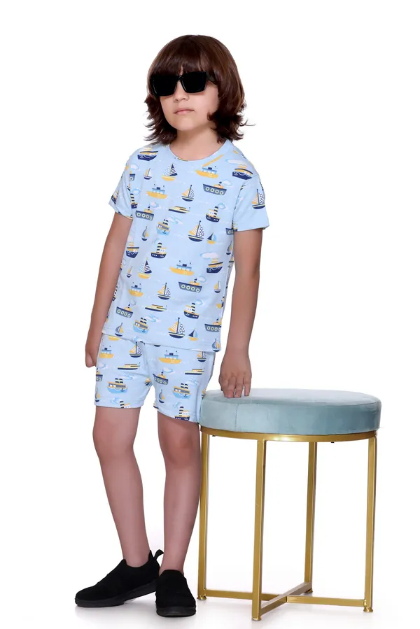 Blue_Kids_Printed_Co-ord_Set_|_Trendy_T-Shirt_&_Shorts_for_Summer_Comfort
