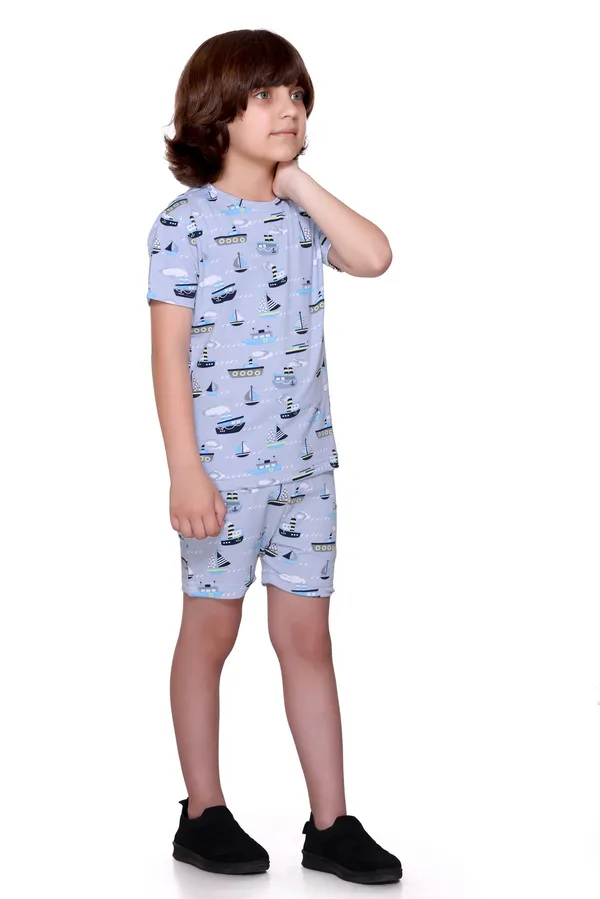 Grey_Kids_Co-ord_Set_|_Printed_T-Shirt_&_Shorts_Combo_for_Boys_&_Girls_|_Trendy_Summer_Outfit