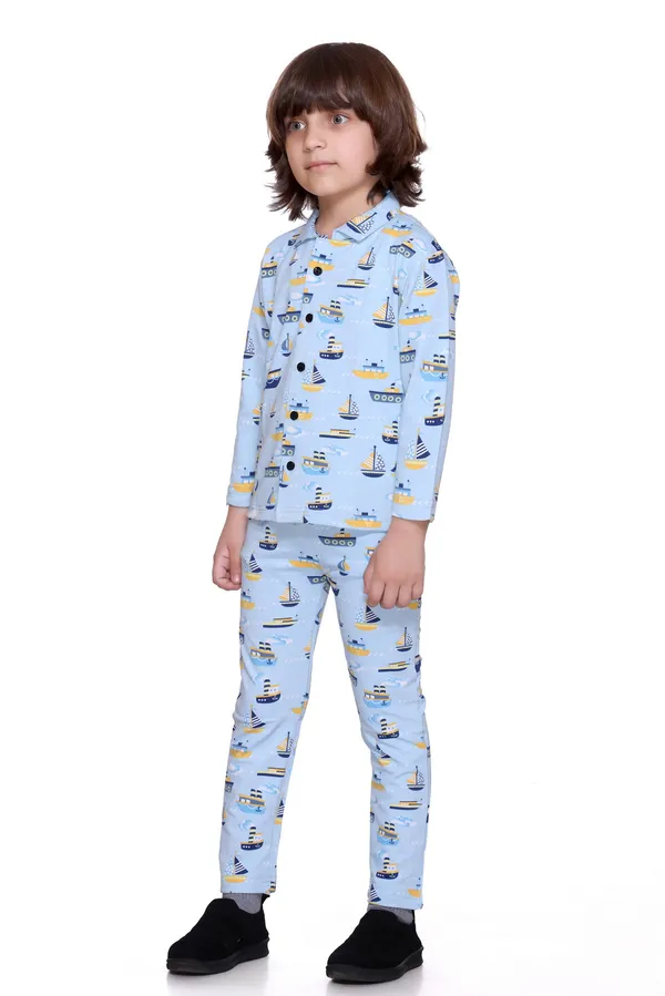 Blue_Kids_Co-ord_Set_|_Printed_Full_Sleeve_Shirt_&_Pyjama_Combo