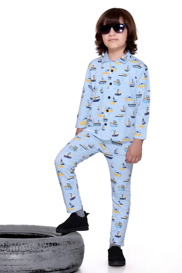 Blue_Kids_Co-ord_Set_|_Printed_Full_Sleeve_Shirt_&_Pyjama_Combo