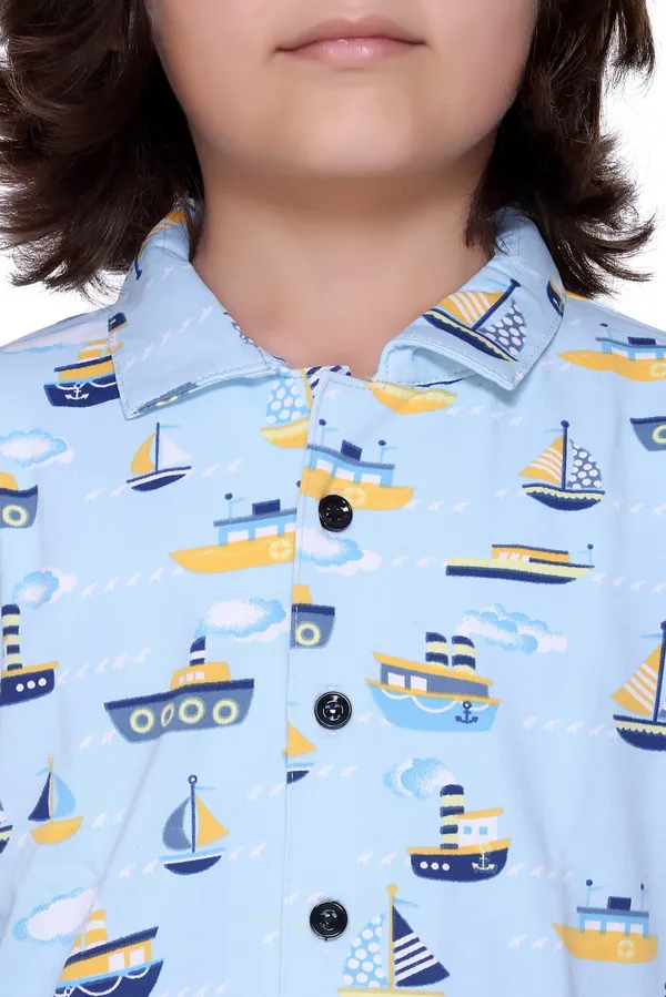 Blue_Kids_Co-ord_Set_|_Printed_Full_Sleeve_Shirt_&_Pyjama_Combo