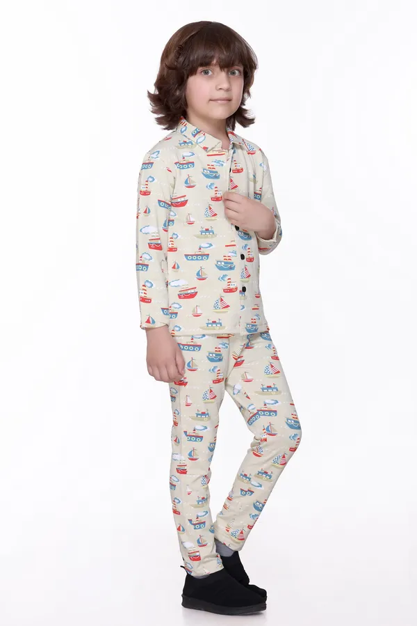 Cream_Colour_Kids_Co-ord_Set_|_Printed_Full_Sleeve_Shirt_&_Pyjama_Combo_for_Boys_&_Girls
