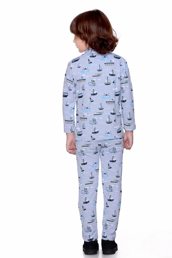 Grey_Kids_Co-ord_Set_|_Printed_Full_Sleeve_Shirt_&_Pyjama_for_Boys_&_Girls