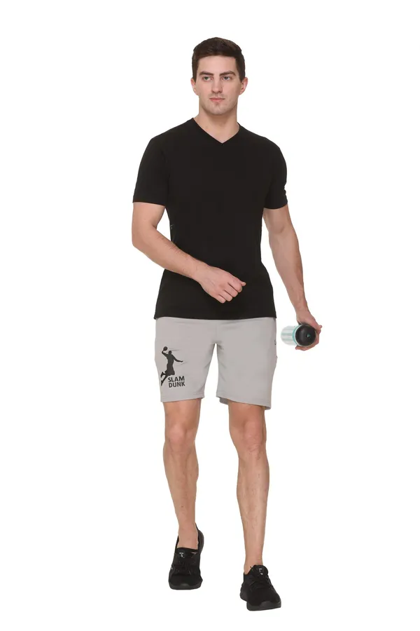Men's_Light_Grey_Slam_Dunk_Dri_Fit_Shorts