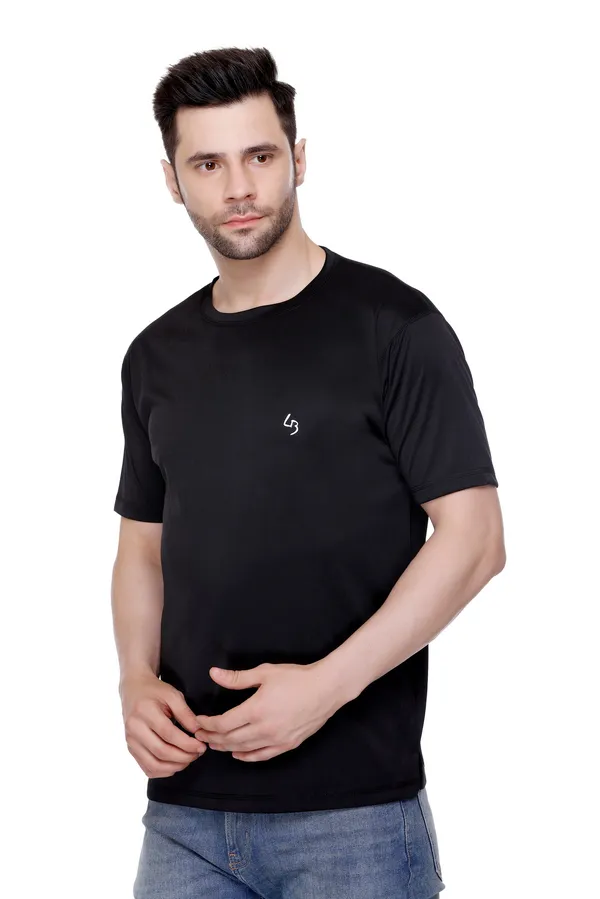Solid_Black_Plus_Size_Dri_Fit_Round_Neck_Tshirt_For_Men