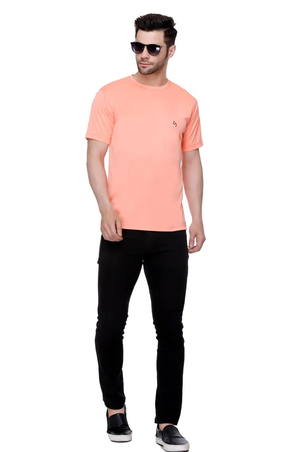Solid_Peach_Plus_Size_Dri_Fit_Round_Neck_Tshirt_For_Men