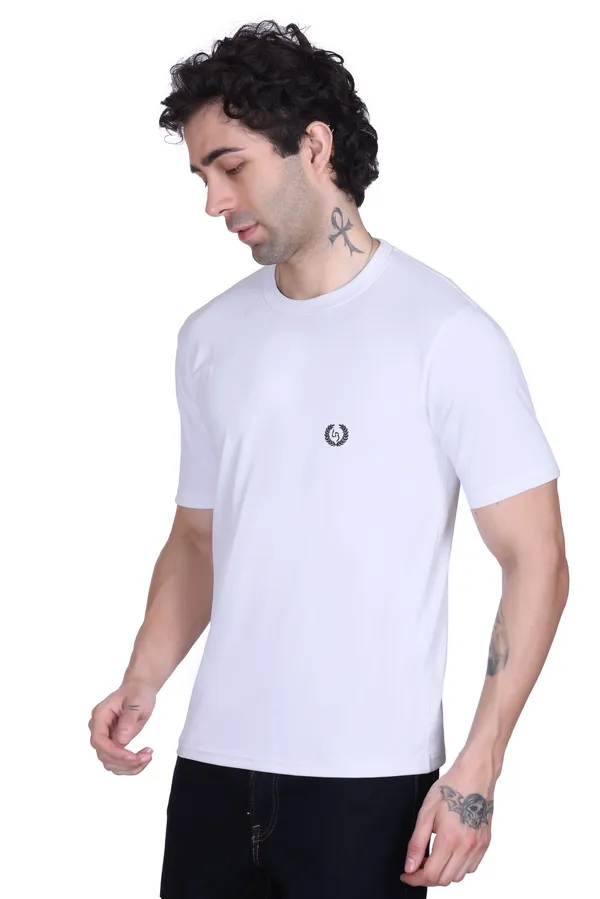 White_Polyester_Blend_Solid_Dri_Fit_Tshirt_For_Men