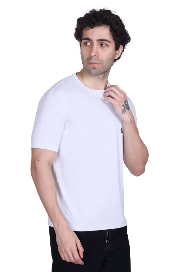White_Polyester_Blend_Solid_Dri_Fit_Tshirt_For_Men