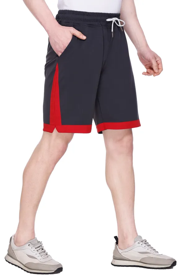 Charcoal_Grey_Polyester_Blend_Signature_Striped_Shorts_For_Men