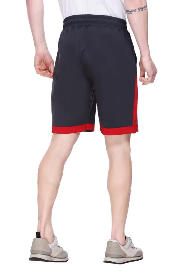 Charcoal_Grey_Polyester_Blend_Signature_Striped_Shorts_For_Men