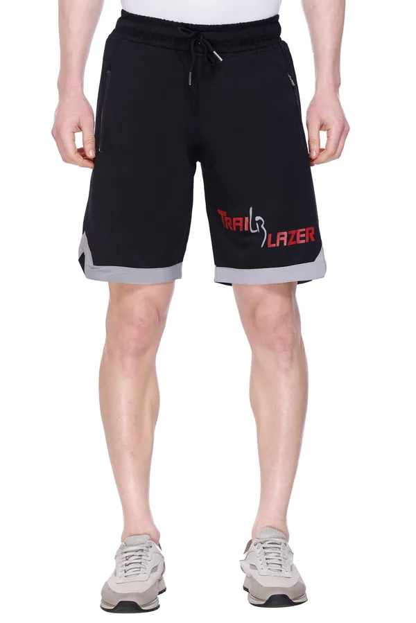 Polyester_Blend_Shorts_Trailblazer_Striped_For_Men_(Black)