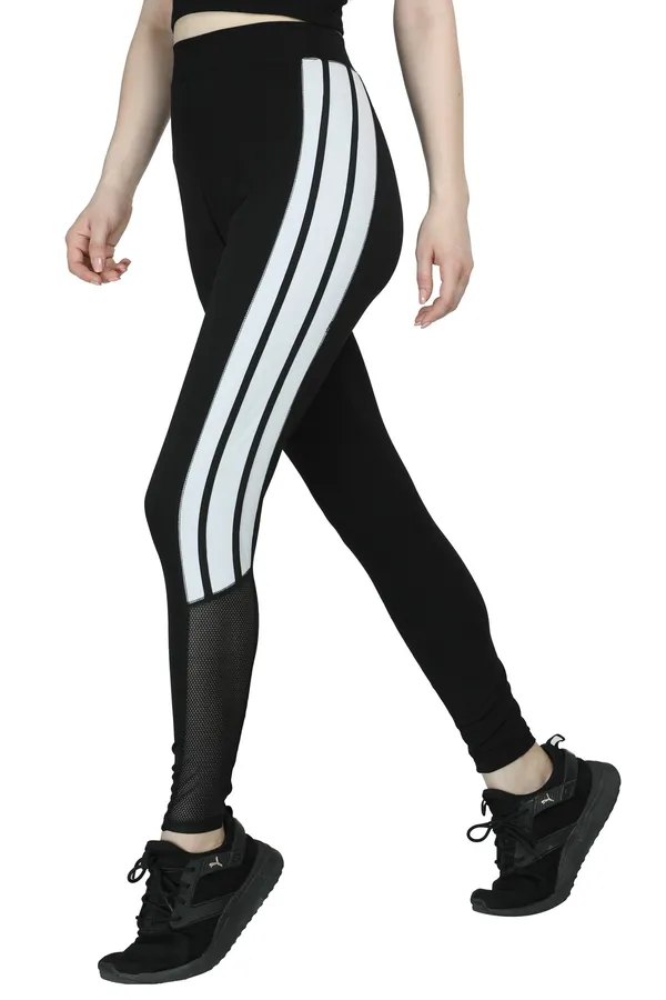 Black_Polyester_Blend_Dri_Fit_Side_Net_Yoga_Leggings_For_Women