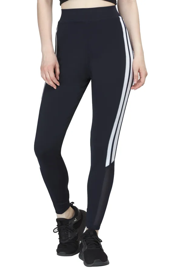 Navy_Blue_Polyester_Blend_Dri_Fit_Side_Net_Yoga_Leggings_For_Women