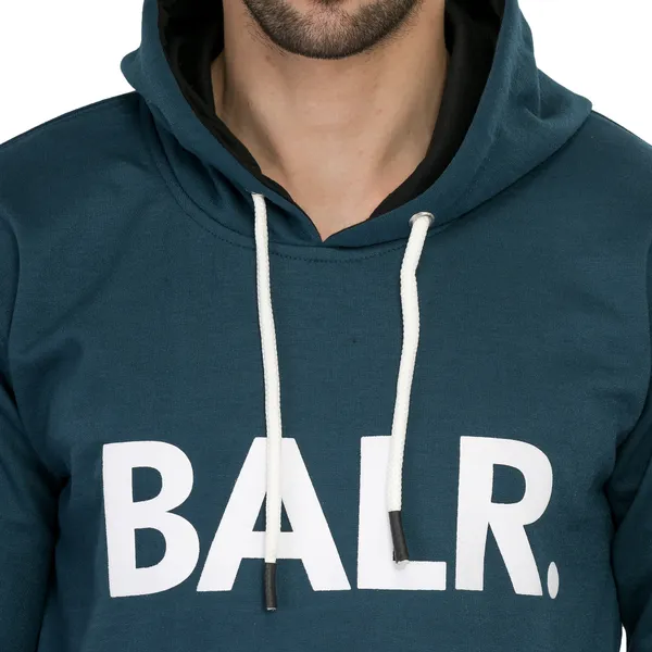 Leebonee_Mens_Solid_Blue_Cotton_Fleece_Hooded_Sweatshirt