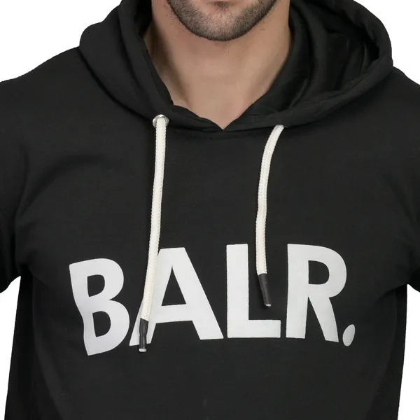 Leebonee_Mens_Solid_Black_Cotton_Fleece_Zipper_Hooded_Sweatshirt