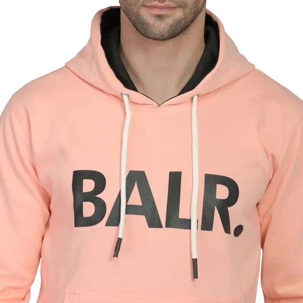 Leebonee_Mens_Solid_Peach_Cotton_Fleece_Hooded_Sweatshirt