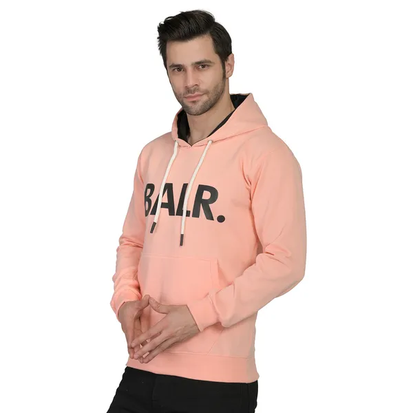 Leebonee_Mens_Solid_Peach_Cotton_Fleece_Hooded_Sweatshirt