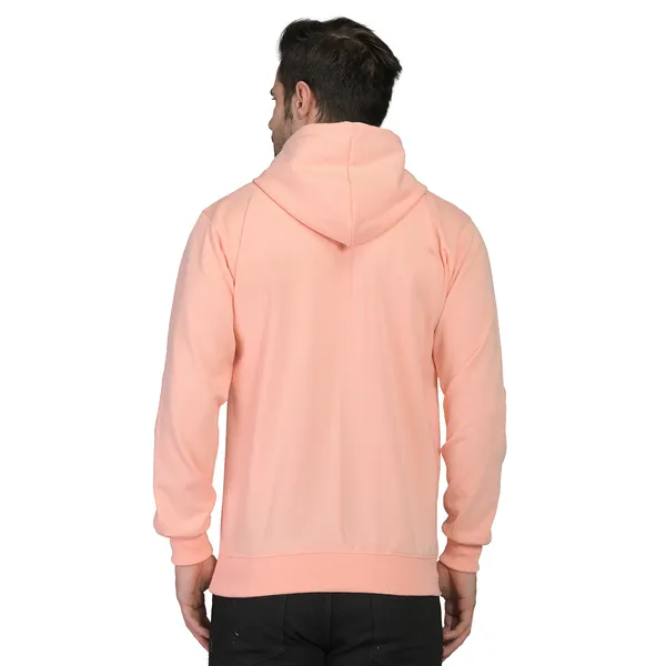 Leebonee_Mens_Solid_Peach_Cotton_Fleece_Hooded_Sweatshirt