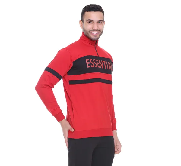 Leebonee_Men's_Essential_Cotton_Fleece_Half_Zipper_Winter_Sweatshirt